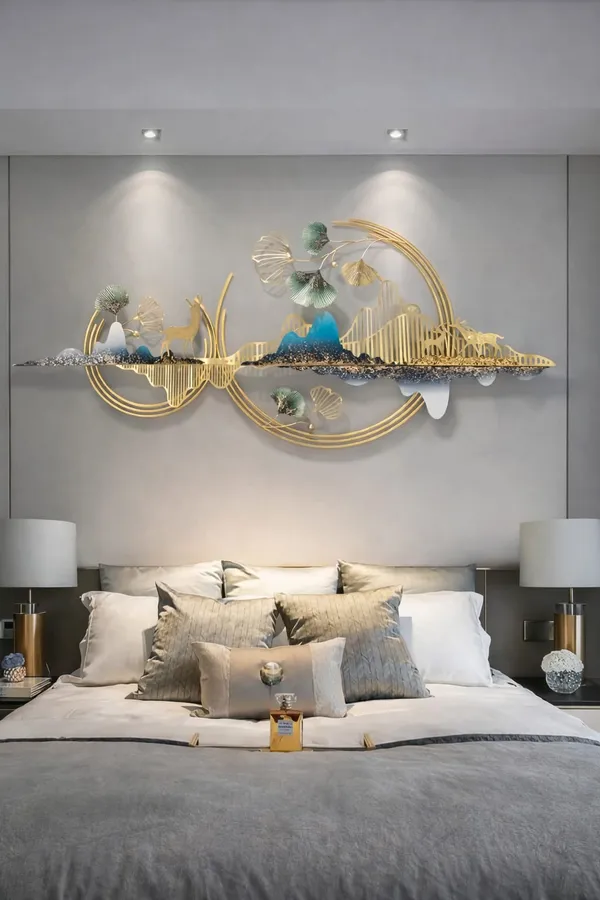 Luxury_Gold_Abstract_Landscape_Metal_Wall_Art