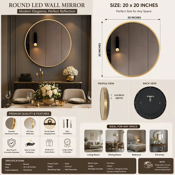 Luxury_Gold_Round_Mirror