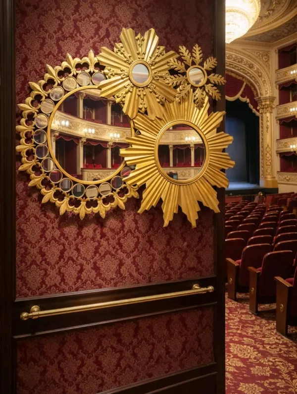 Luxury_Gold_Sunburst_Decorative_Mirror_Set