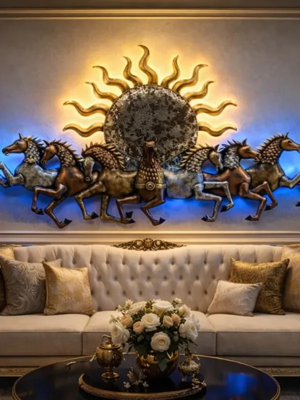 Luxury_Running_Horses_LED_Wall_Art_–_Multicolour_Backlit_Metal_Wall_Décor