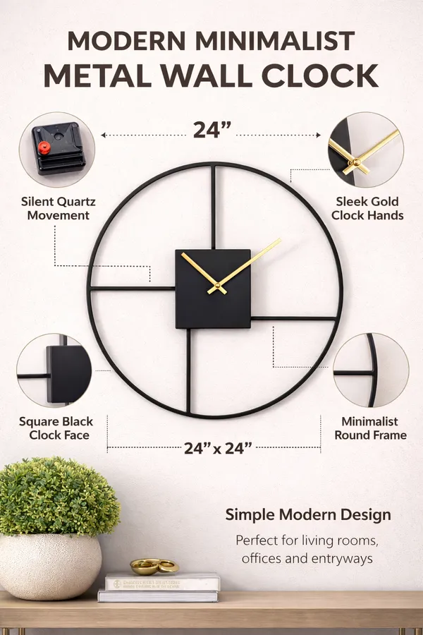 Minimalist_Metal_Wall_Clock