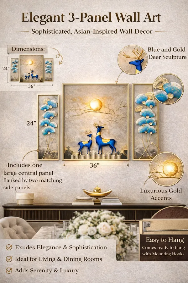 Modern_3_Panel_Deer_Wall_Art_Set_with_LED