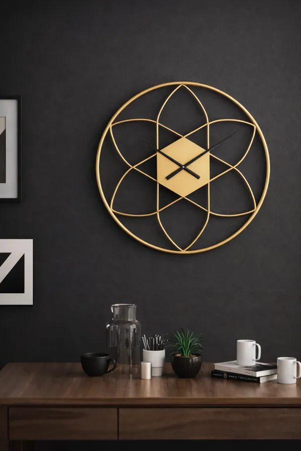 Modern_Geometric_Gold_Clock