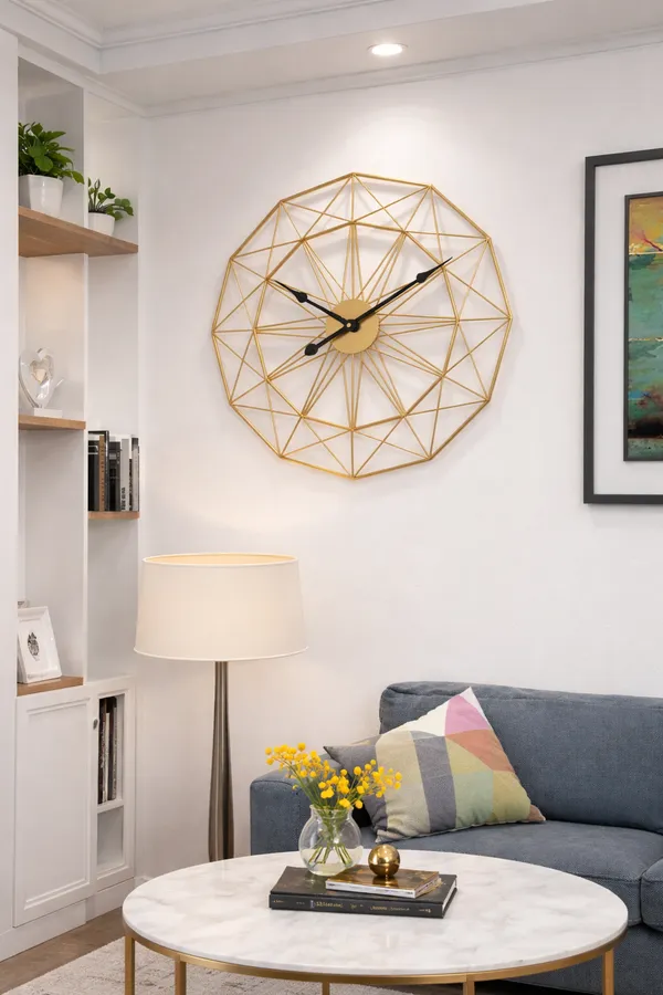 Modern_Geometric_Metal_Clock