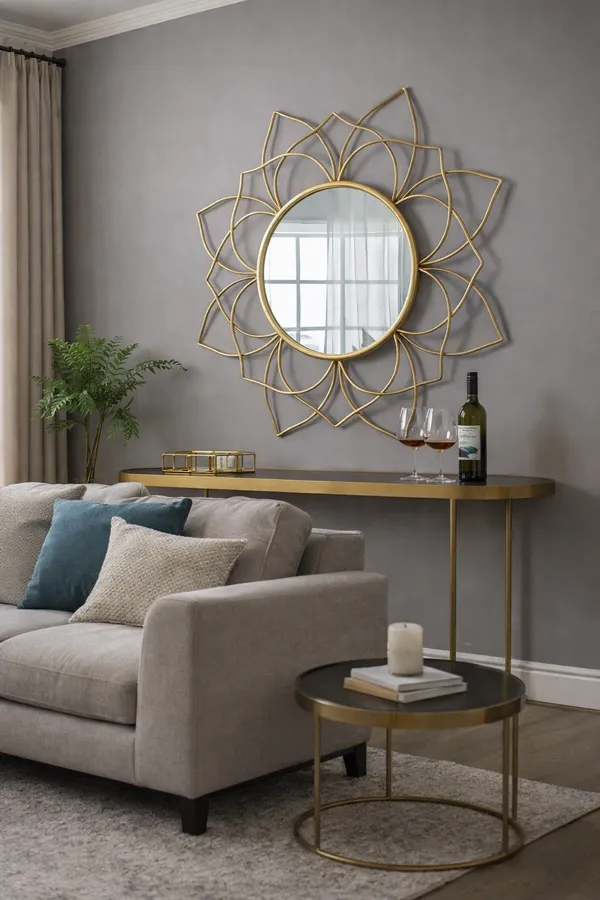 Modern_Lotus_Frame_Mirror