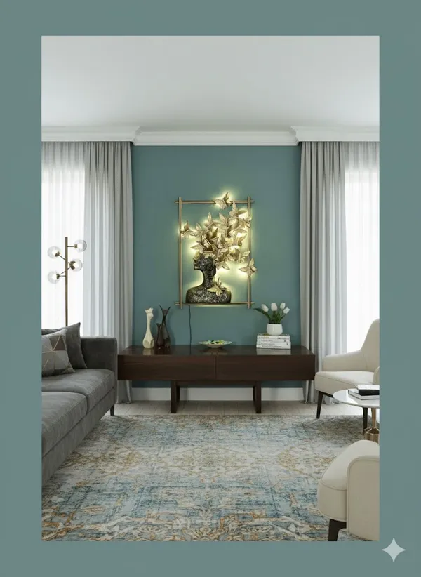 Gold_Lady_Led_Metal_Wall_Art
