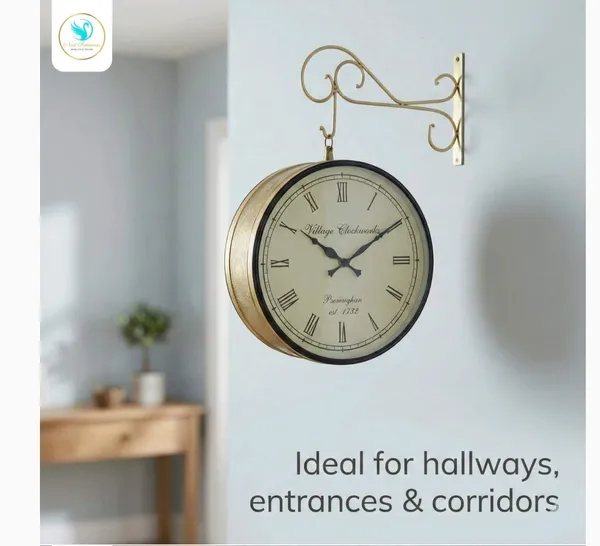 Vintage_Double-Sided_Brass_Wall_Clock