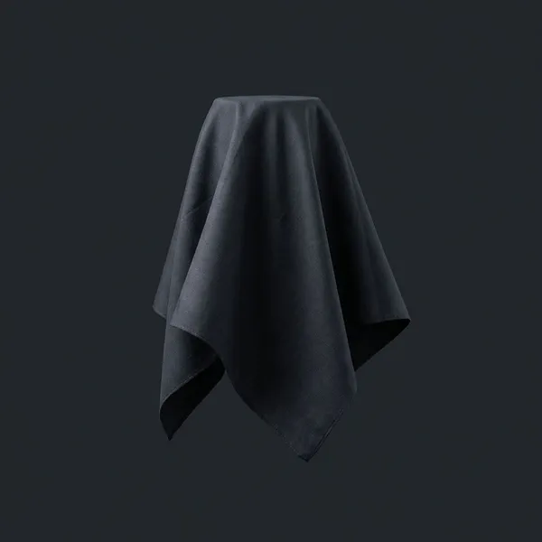 Coin_Production_Hanky_(Black_Handkerchief)