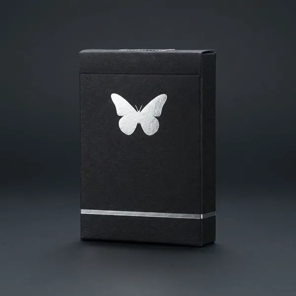 Butterfly_Playing_Cards_Marked_(Black_And_Silver)_By_Ondrej_Psenicka
