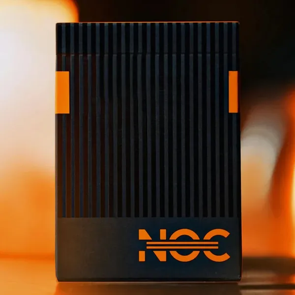 Noc3000X3_:_Black/Orange_(Human)_Playing_Cards