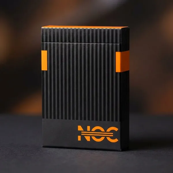 Noc3000X3_:_Black/Orange_(Human)_Playing_Cards