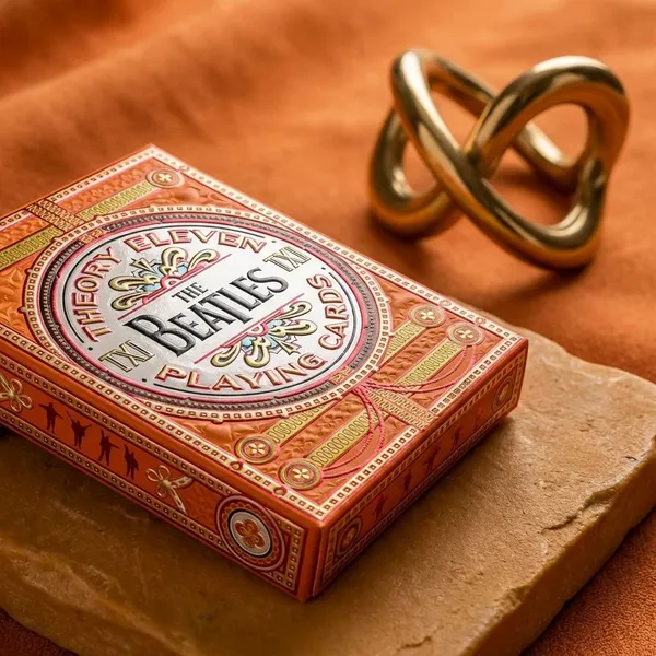 The_Beatles_Playing_Cards_Orange_Edition