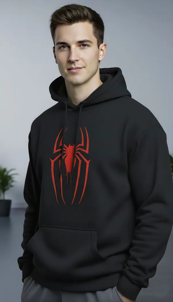 Black_Printed_Full_Sleeve_Fleece_Hoodie_For_Men