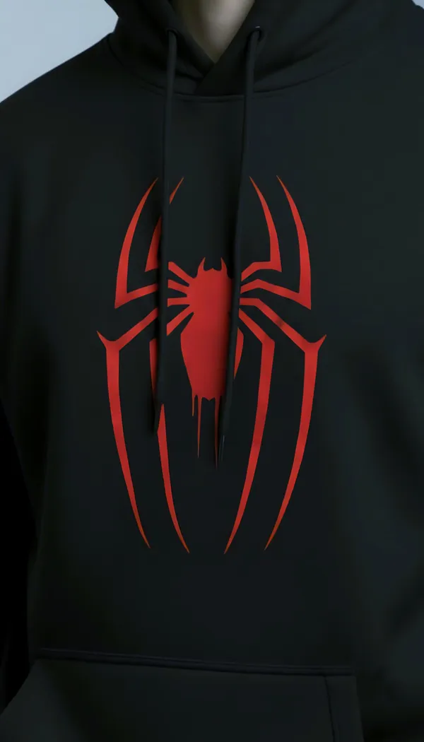 Black_Printed_Full_Sleeve_Fleece_Hoodie_For_Men