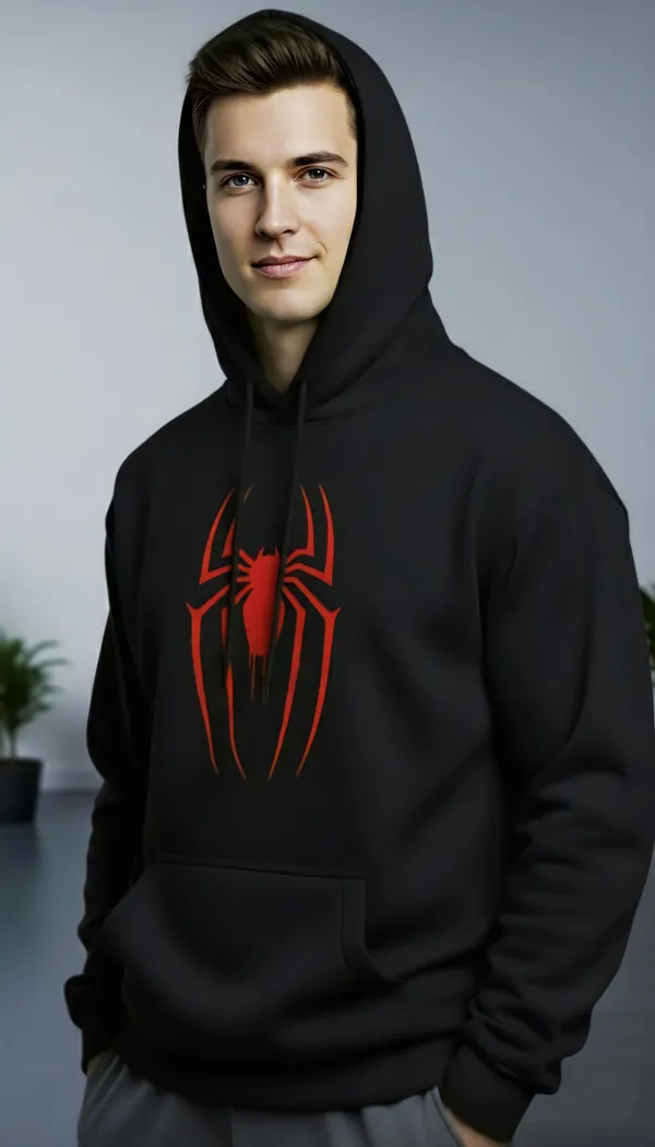 Black_Printed_Full_Sleeve_Fleece_Hoodie_For_Men
