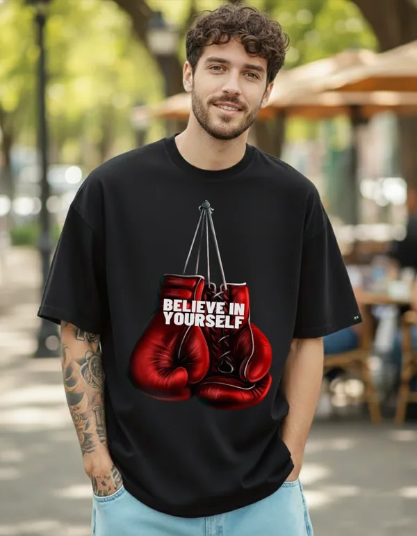 Black_Believe_In_Yourself_Printed_Cotton_Oversized_T-Shirt_For_Men