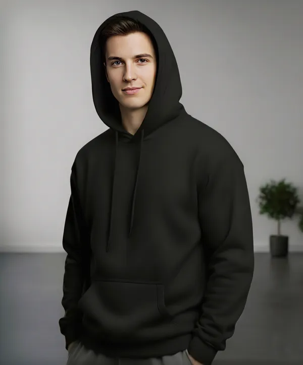 Black_Full_Sleeve_Fleece_Hoodie_For_Men