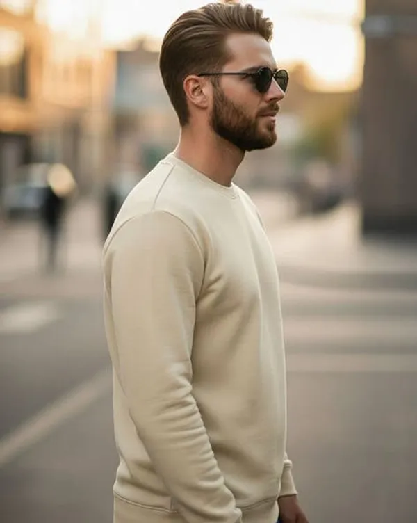 Off_White_Full_Sleeve_Fleece_Sweatshirt_For_Men