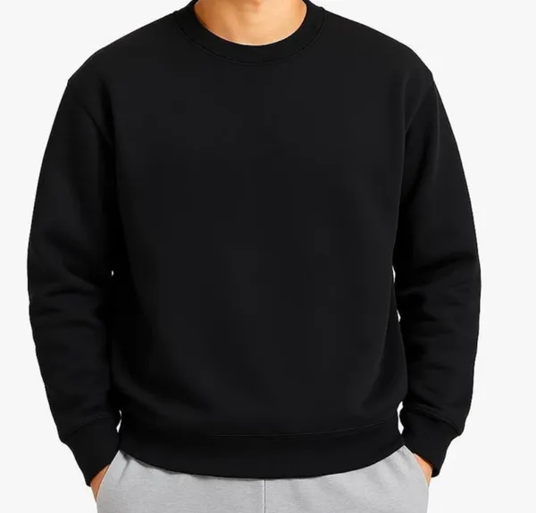 Black_Full_Sleeve_Fleece_Sweatshirt_For_Men