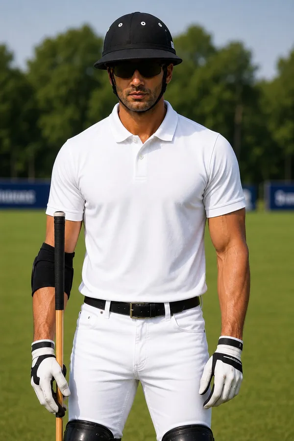 Plain white polo t-shirt, 180 GSM wrinkle-free polo knit