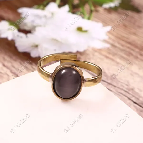Sj_Gems__Black_Cat’s_Eye_ring_Lehsunia_Ketu_Stone_Original_Natural_Oval_panchtadu__adjustable_Precious_Astrological_Stone