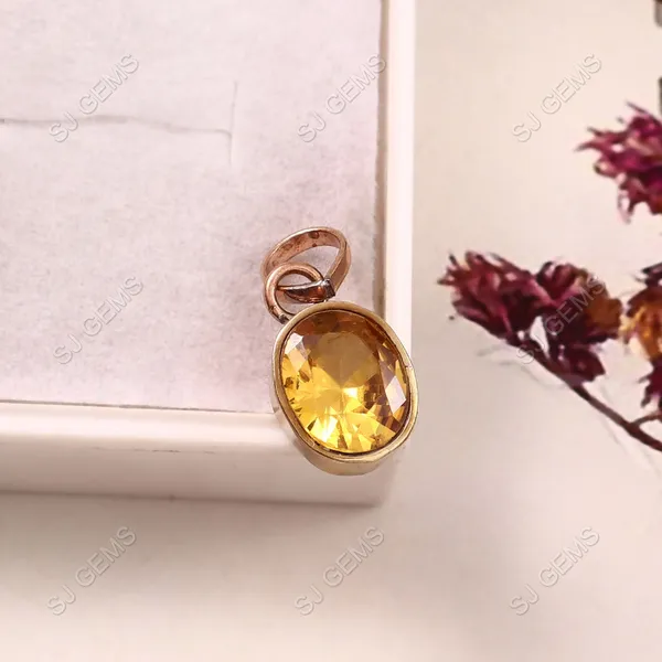 Citrine_Sunela_Panchdhatu_pendent_|_Lab_certified|_Adjustable_Ring_astrology