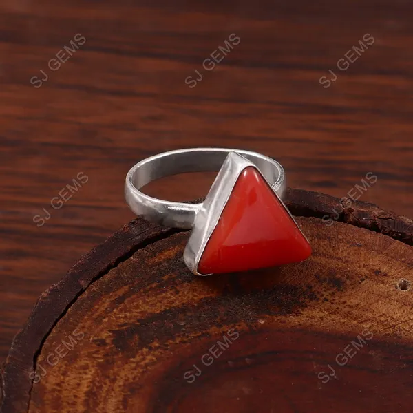 Sj_Gems__natural_coral_munga__Panchdhatu_Ring_|_Lab_certified|_Adjustable_unisex_Ring