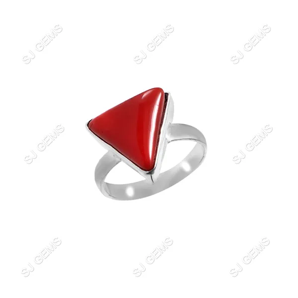 Sj_Gems__natural_coral_munga__Panchdhatu_Ring_|_Lab_certified|_Adjustable_unisex_Ring
