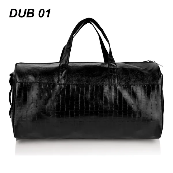 Black_Premium_Embossed_Leather_Duffel_Bag
