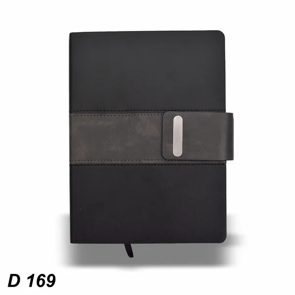 Black_Premium_Executive_Notebook_With_Metal_Clasp_Closure_Professional_Diary_Organizer