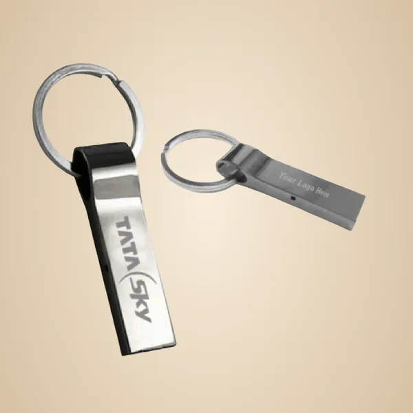 Silver_Tata_Sky_Premium_Metal_Keychain_Branded_Promotional_Keyring