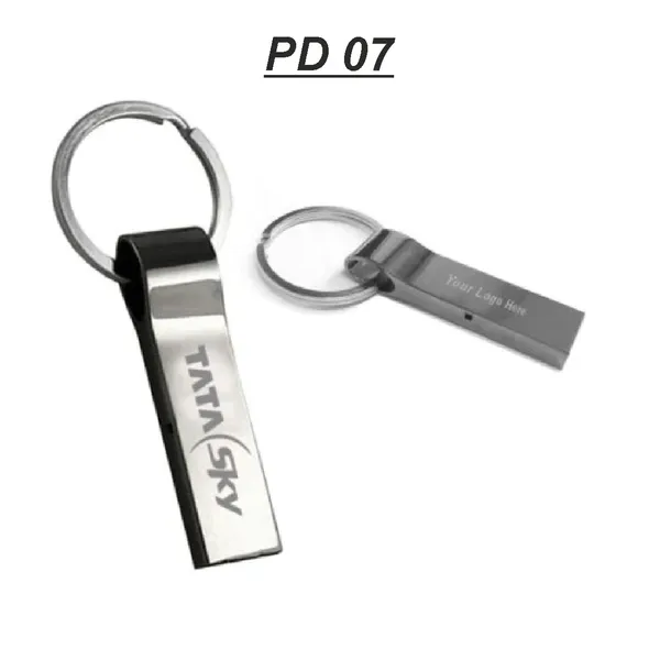 Silver_Tata_Sky_Premium_Metal_Keychain_Branded_Promotional_Keyring