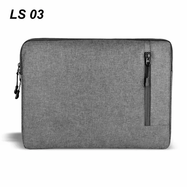 Grey_Laptop_Sleeve_With_Front_Zipper_Pocket