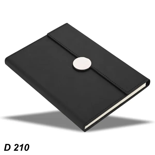 Black_Premium_Leather_Diary_With_Magnetic_Button_Closure