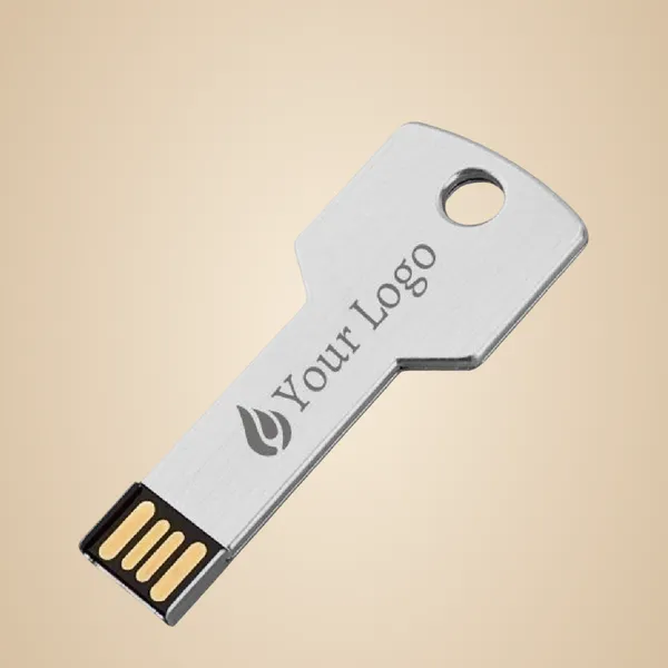 White_Metal_Key_Shaped_Usb_Flash_Drive_Customizable_Pen_Drive_With_Keychain_Hole