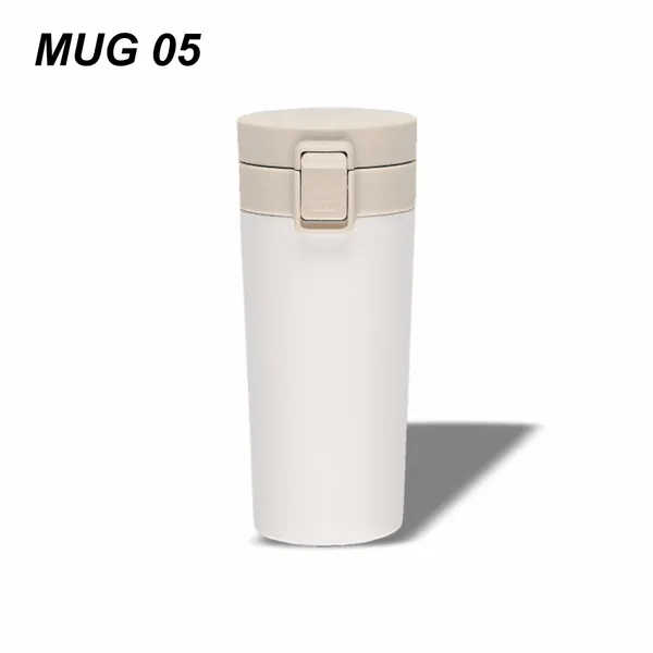 White_Stainless_Steel_Vacuum_Insulated_Travel_Mug_With_Push_Button_Lid