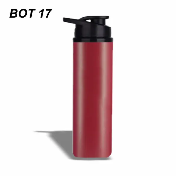 Maroon_Metallic_Sports_Water_Bottle_With_Flip_Top_Spout_Stainless_Steel_Insulated_Gym_Bottle