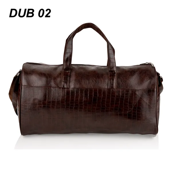 Brown_Premium_Embossed_Leather_Duffle_Bag