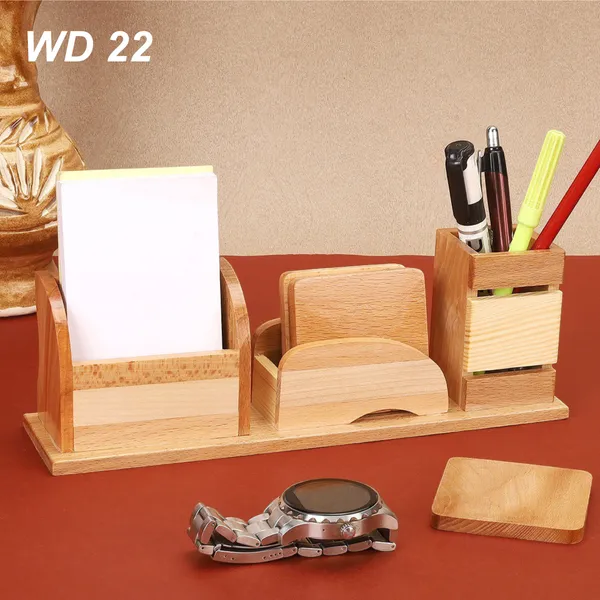 Wooden_Finish_Wooden_Desktop_Organizer_With_Multi_Compartment_Storage
