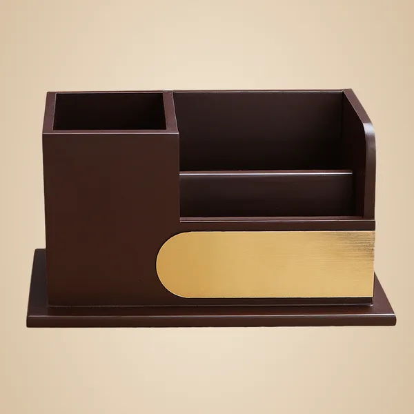 Brown_Premium_Wooden_Desk_Organizer_With_Nameplate_Multi_Compartment_Stationery_Holder