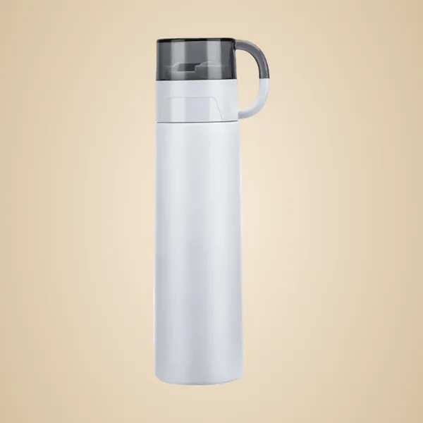 White_Stainless_Steel_Insulated_Vacuum_Flask_Water_Bottle