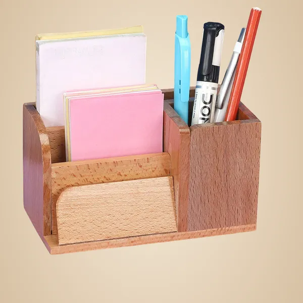 Brown_Wooden_Multi_Compartment_Desk_Organizer_With_Pen_Holder_And_Memo_Pad_Storage