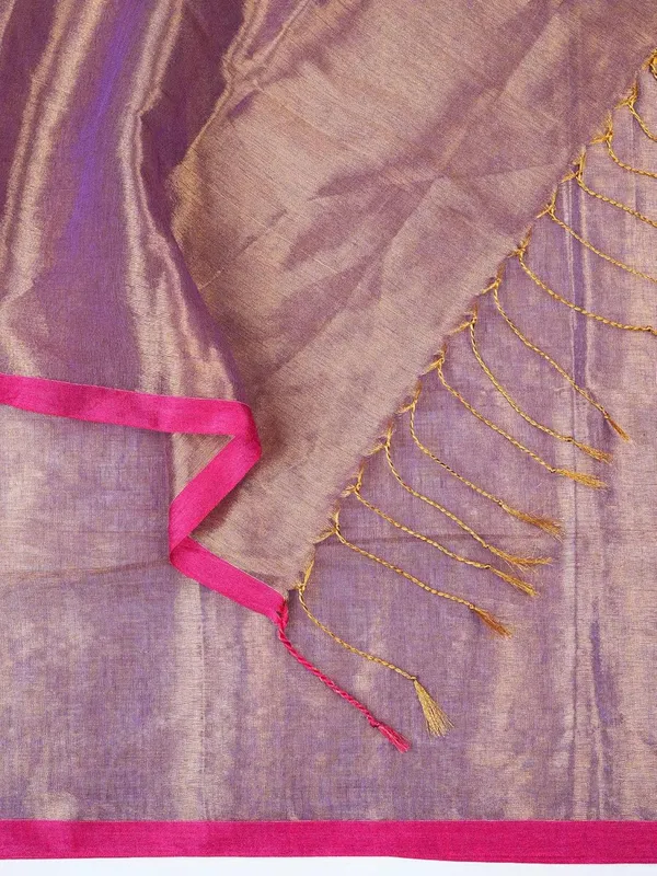 Purple_Handloom_Glossy_Golden_Tissue_Saree_With_Soft,_Lightweight_&_Lustrous_Finish_Perfect_For_Weddings,Traditional_Elegance_Artisanal_Weaving_Masterpiece_For_Women