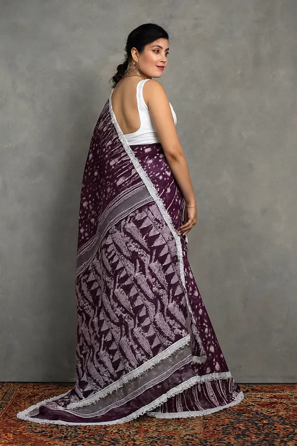 Purple_Bengal_Handloom_Cotton_Silk_Jamdani_Saree_Without_Blouse