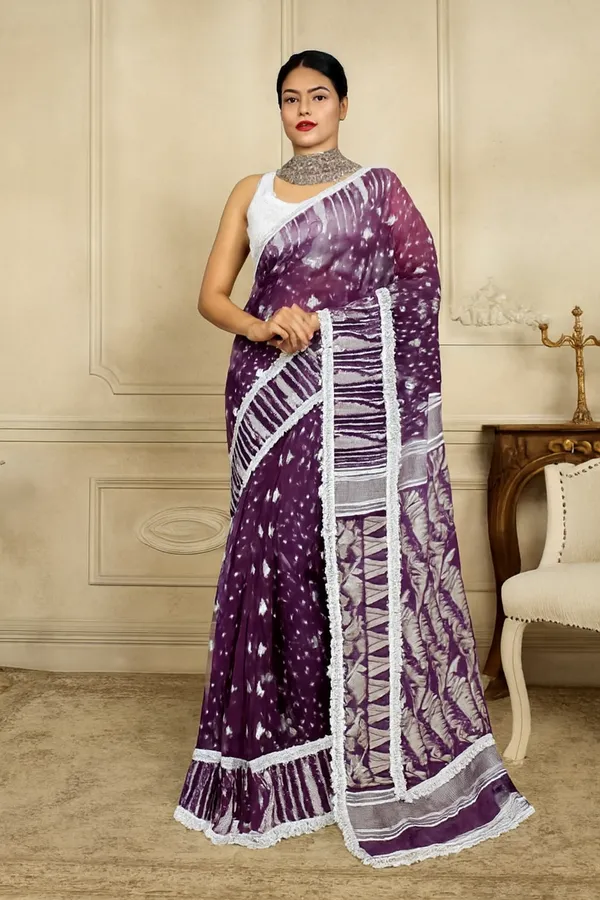 Purple_Bengal_Handloom_Cotton_Silk_Jamdani_Saree_Without_Blouse