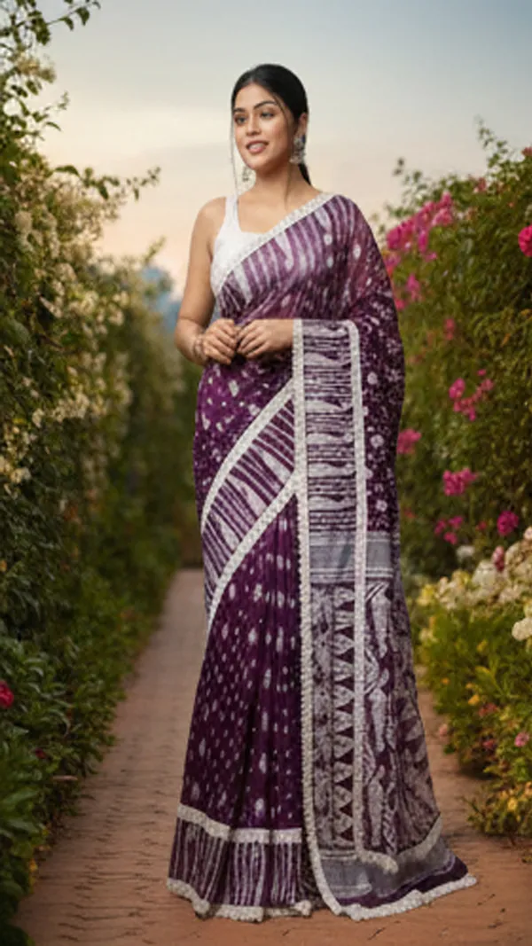 Purple_Bengal_Handloom_Cotton_Silk_Jamdani_Saree_Without_Blouse