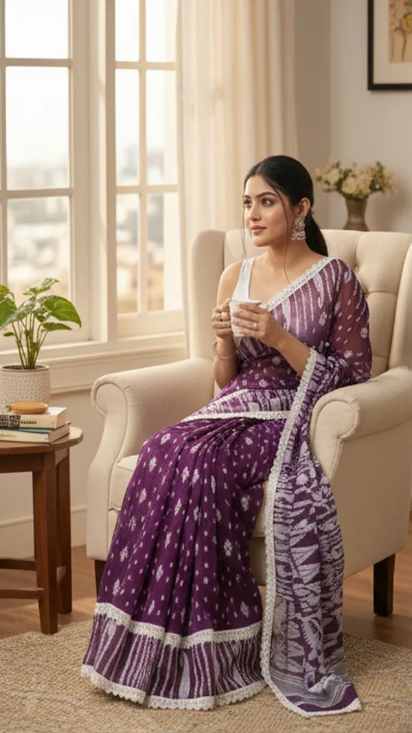 Purple_Bengal_Handloom_Cotton_Silk_Jamdani_Saree_Without_Blouse