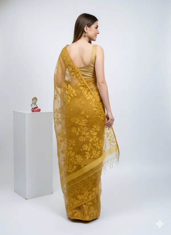Golden_Kiasha_Premium_Handloom_Muslin_Bengal_Jamdani_Saree_For_Women