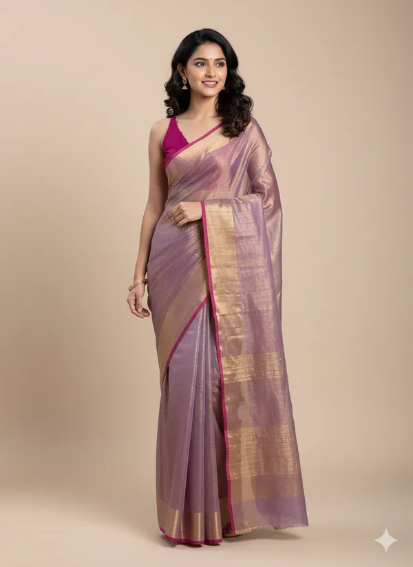 Purple_Glossy_Handloom_Tissue_Saree_Premium_Ethnic_Wear_Lightweight_&_Elegant_Perfect_For_Festive_&_Wedding_Looks_For_Women
