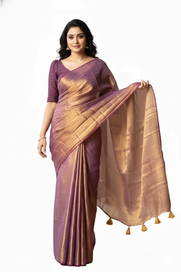 Purple_Glossy_Handloom_Tissue_Saree_Premium_Ethnic_Wear_Lightweight_&_Elegant_Perfect_For_Festive_&_Wedding_Looks_For_Women